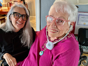 nurse and elderly woman